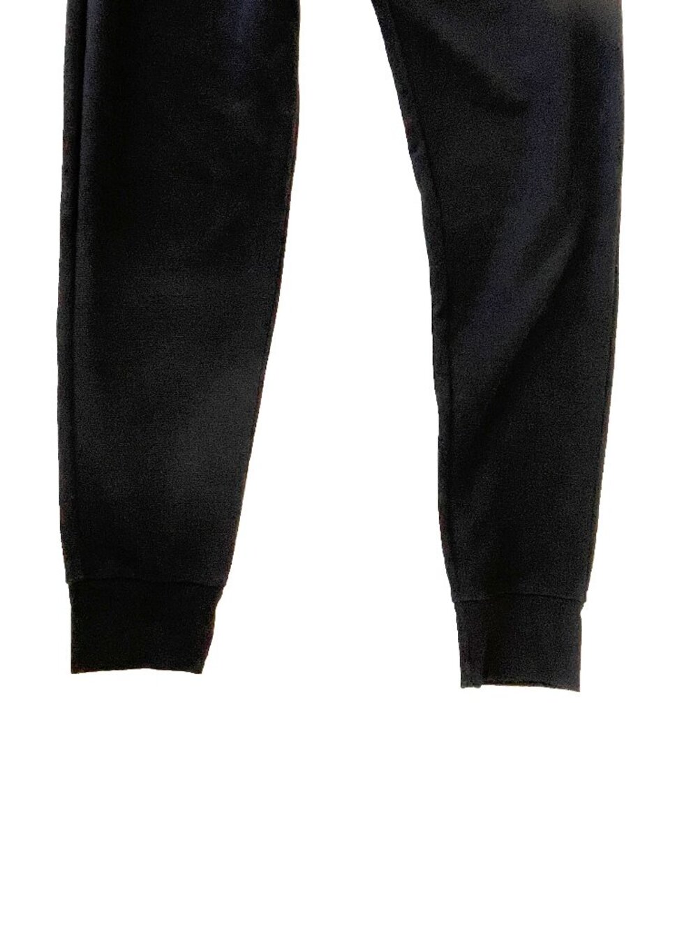 Uniqlo Small Black Knit Ankle Length Pants Elastic Drawstring Stretch Waistband - Picture 4 of 13